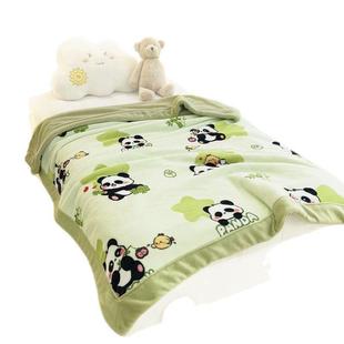 秋双层毛毯沙发可毯春儿童睡毯子午办公室MD250225盖被小被子机洗