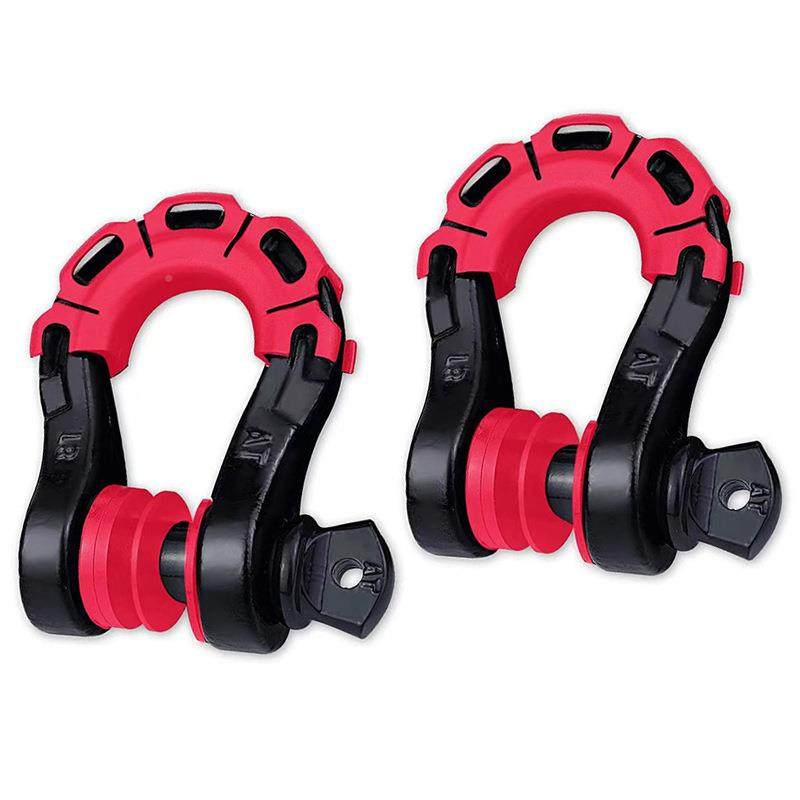 8T拖车扣异型锻造野车LNQ卸扣/4U型拖车钩弓卸型卸扣越现货多色