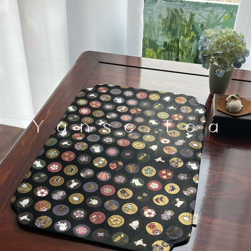 双面加厚茶席/有兔兔H 长45 宽30,居家布艺,茶席,淘宝优惠券,粉丝福利购,淘宝优惠卷