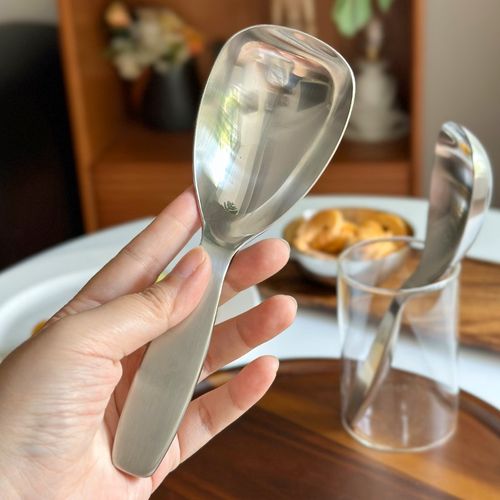 厚重勺!大头盛汤勺30s4不锈钢米饭勺家用粥勺汤勺分餐勺公用勺子