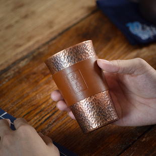 手工纯铜马克杯复古创意水杯x家用主人杯茶杯办公咖啡杯泡茶杯防