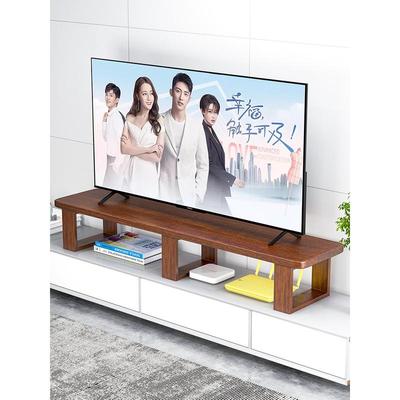 液晶电视机置物架客厅实木电视增高架桌面显示器垫高Y底座抬高支