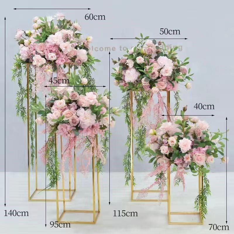 婚庆铁艺路引结婚道具花球架子金色方框花柱婚礼布置装.饰摆件花,节庆用品/礼品,路引,淘宝优惠券,粉丝福利购,淘宝优惠卷