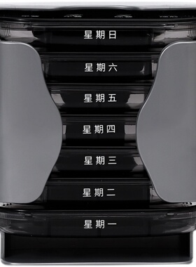 饭前饭后药盒7天大容量早午x晚餐前餐后小号迷你便携药品分装盒子
