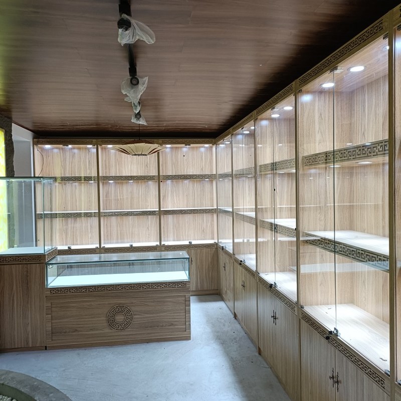 古玩珠宝展柜玉器工m艺品展示柜手办模型陈列柜眼镜柜首饰柜商品