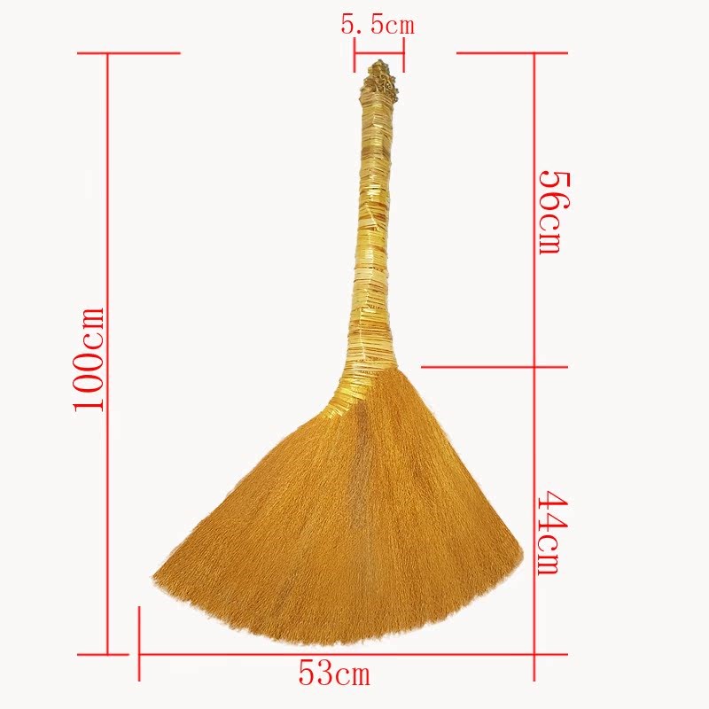 植物扫把b芒花芦苇手工编织细毛扫帚家用家庭家务地板清洁工具包