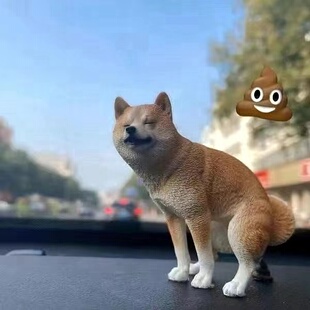 汽车摆件创意笑脸恶搞摆设滑稽用品摆台J跳跳车内内饰卡通送男友