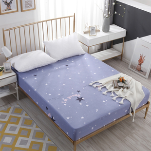 全棉加厚卡通f四件套宿舍1.5m床笠床单被套1.2儿童床上用品三件套