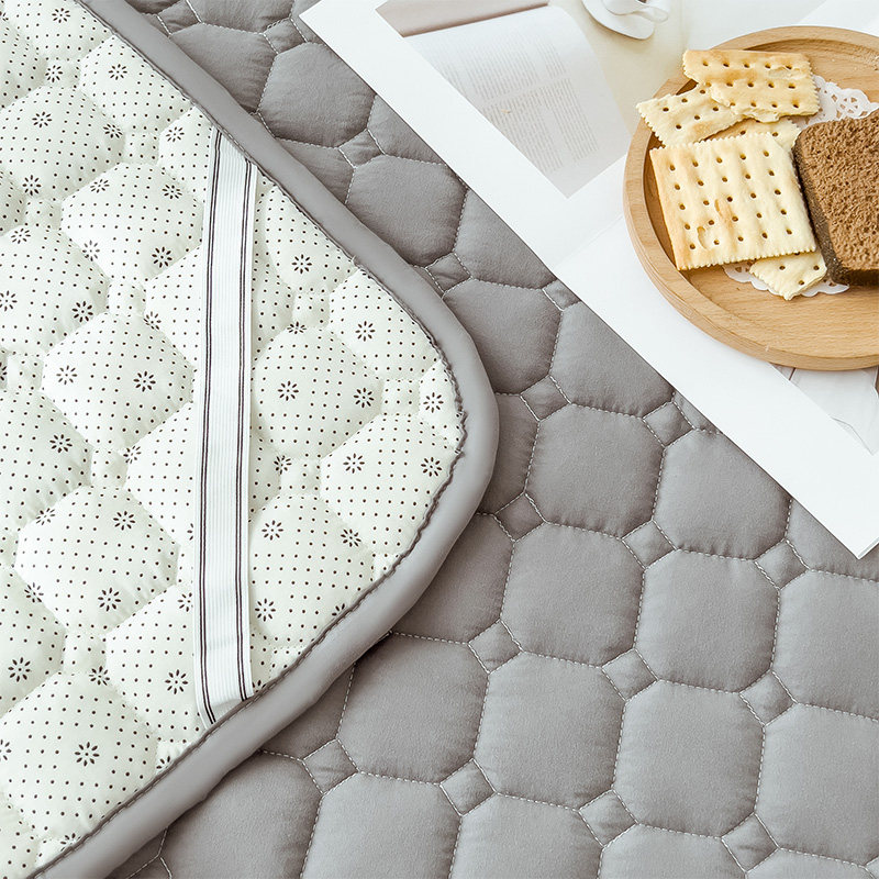 A类玉米纤维褥子床垫软垫家用薄B款榻榻米保护垫子防滑可折叠垫被