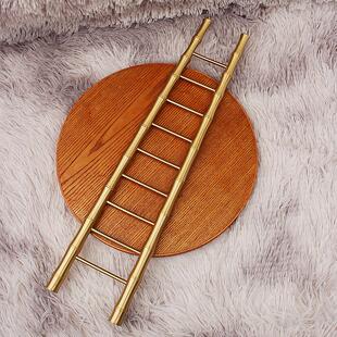 黄铜步步高升登天梯超大号装饰品开业乔迁事业亲戚朋友送礼工艺品