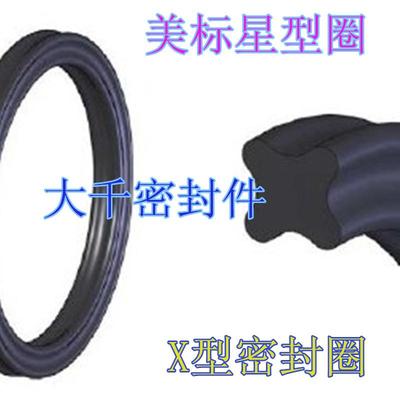 进口美标X/星型圈 内径126.37/129.54/132.72/135.90/139.07*5.33