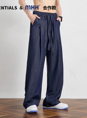 ESSENTIALS&MHH联名【天丝莱赛尔】牛仔裤男士休闲直筒垂感阔腿裤