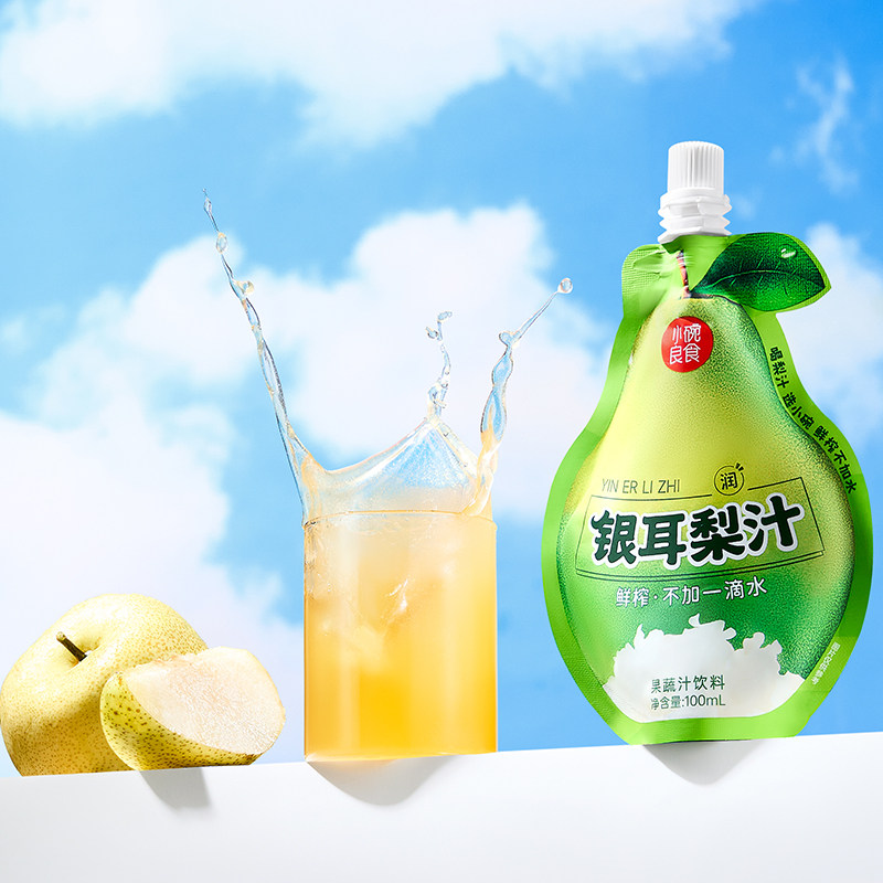 小碗良食银耳梨汁100m/袋 儿童健康果味果汁饮品
