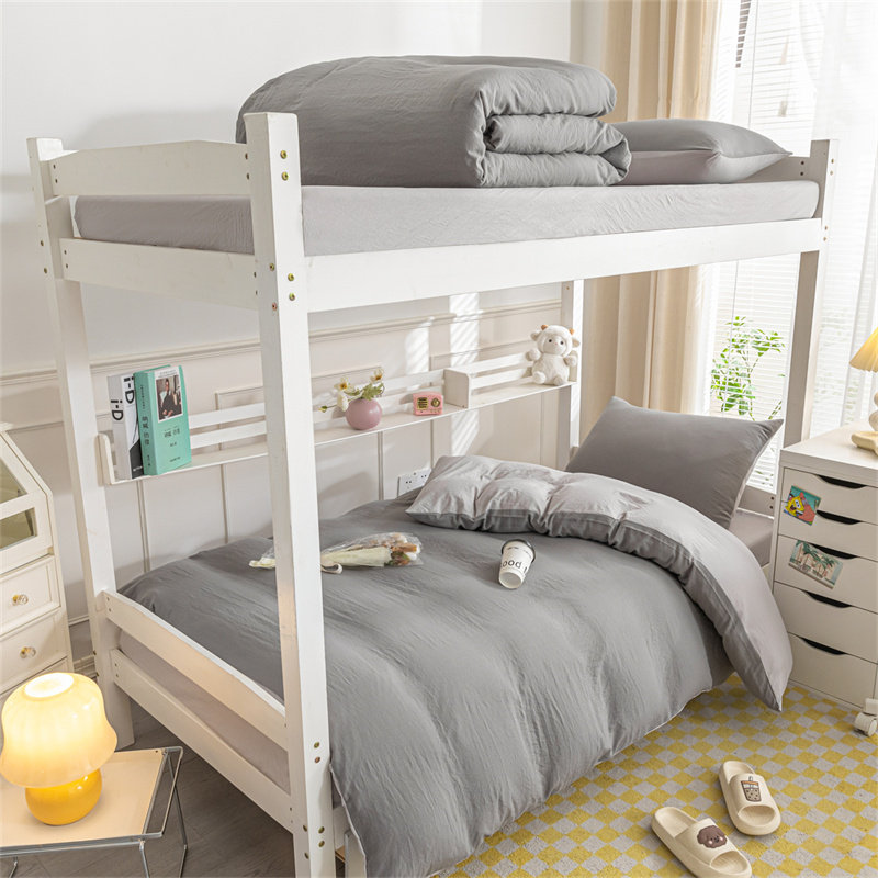 水洗棉大学宿舍g三件套床上高中生专用床单被套单人90190上下铺,床上用品,学生床品套件,淘宝优惠券,粉丝福利购,淘宝优惠卷