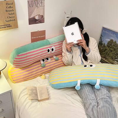 可爱长条枕抱枕女生睡觉床上x夹腿侧睡枕头孕妇靠枕床头靠垫可拆