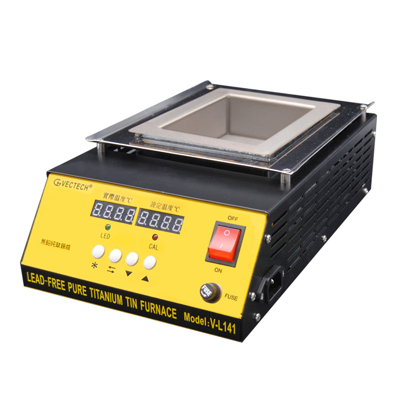 威铁克锡炉恒温无铅纯钛方形可调温焊锡锡锅O浸焊机烫锡炉电工小