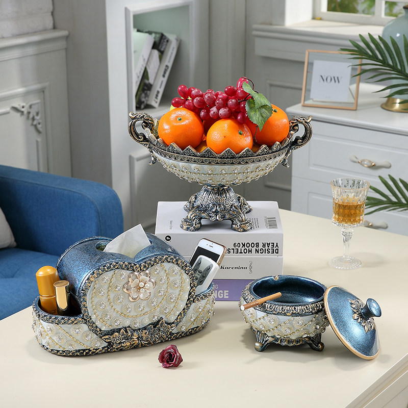 美式轻奢纸巾盒i创意纸抽盒家用抽纸盒三件套多功能茶几摆件收纳,家居饰品,装饰纸巾盒,淘宝优惠券,粉丝福利购,淘宝优惠卷