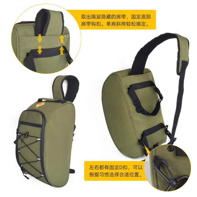 自行车驮包山地公路小q布折叠车后货架包单车尾包代驾后座包收纳