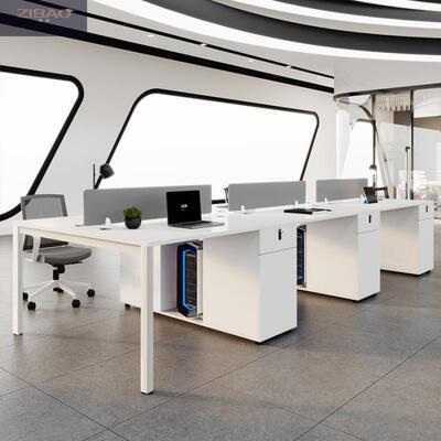 组合办公桌职员四六公人位员工电54232脑桌办桌洽谈桌会椅议桌公