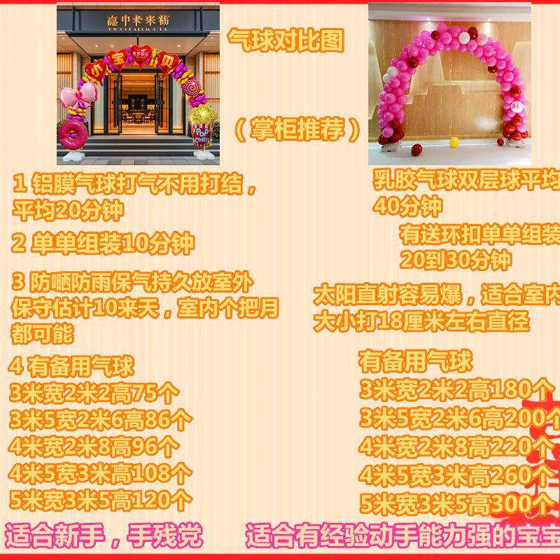 网红ltao8305直播中秋间国庆氛围布置气球拱门商场店铺陈装饰美小