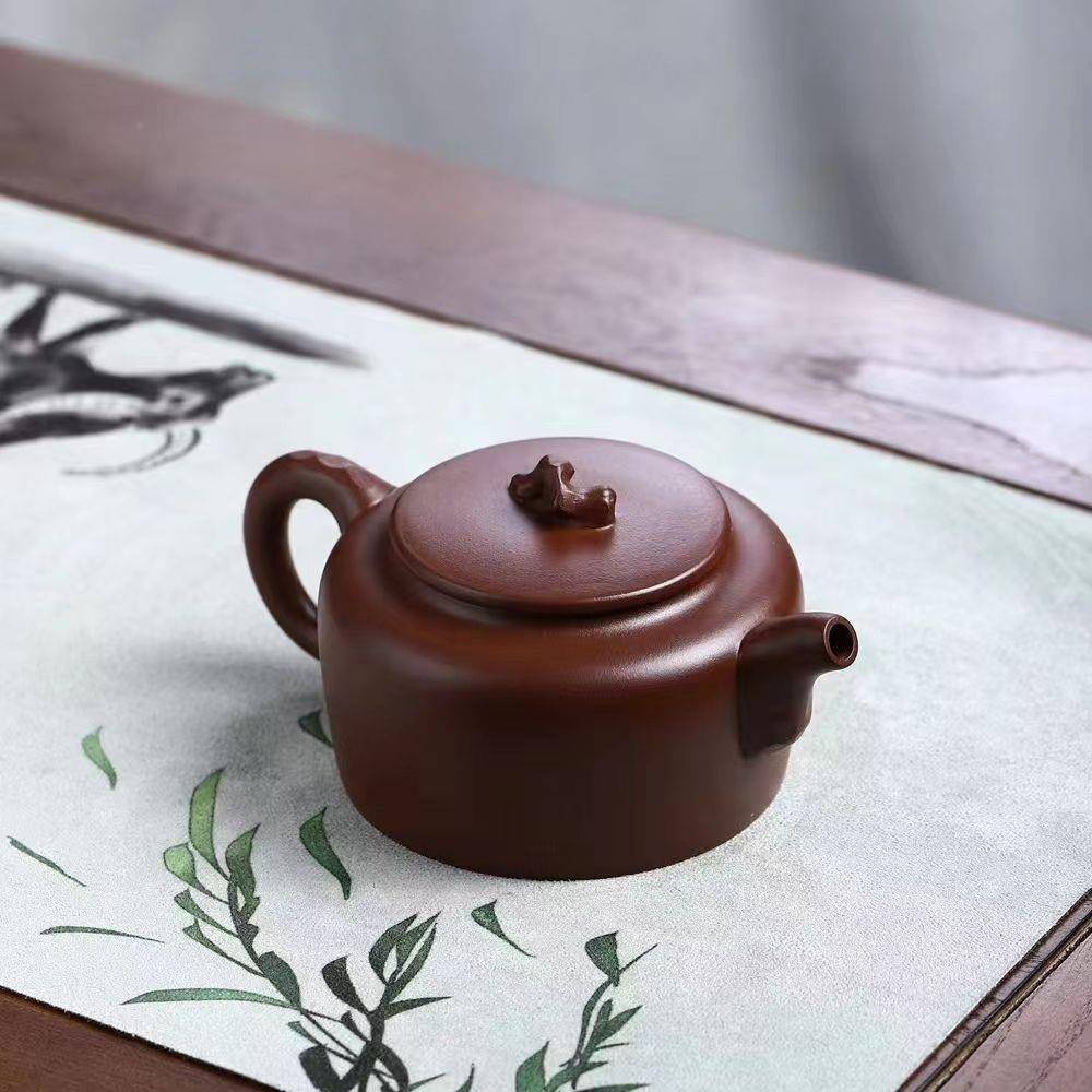 正宜兴VKX卢伟手工原矿底槽清太湖石紫萍砂壶家用泡茶壶茶宗具030