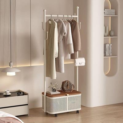 衣帽架移动衣地架家用卧室衣服XNR衣脏衣篓架落式收纳简立约挂衣