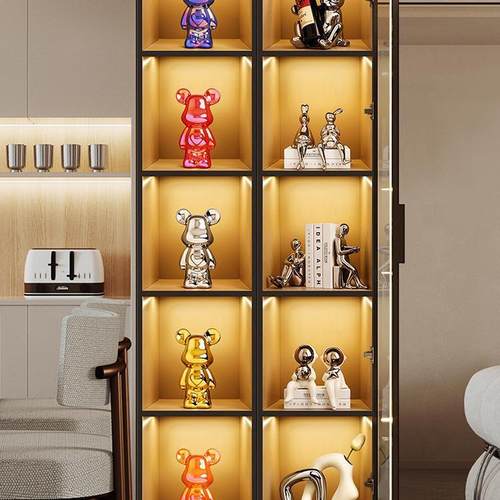 贝汉美轻奢酒柜装饰摆件客厅大气品上档次展示玻璃无品牌/家柜代