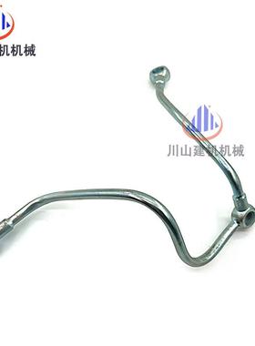 钢SK神210/230/250J/260-超八柴油泵三通管回油8管0VIL5E发动机油