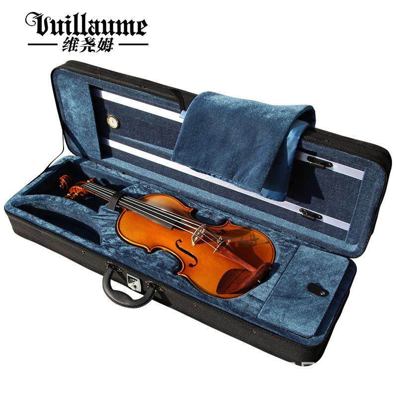 小提琴琴盒琴盒子双背带锁湿度计DLS1/方81/414/23/4/4轻便提盒