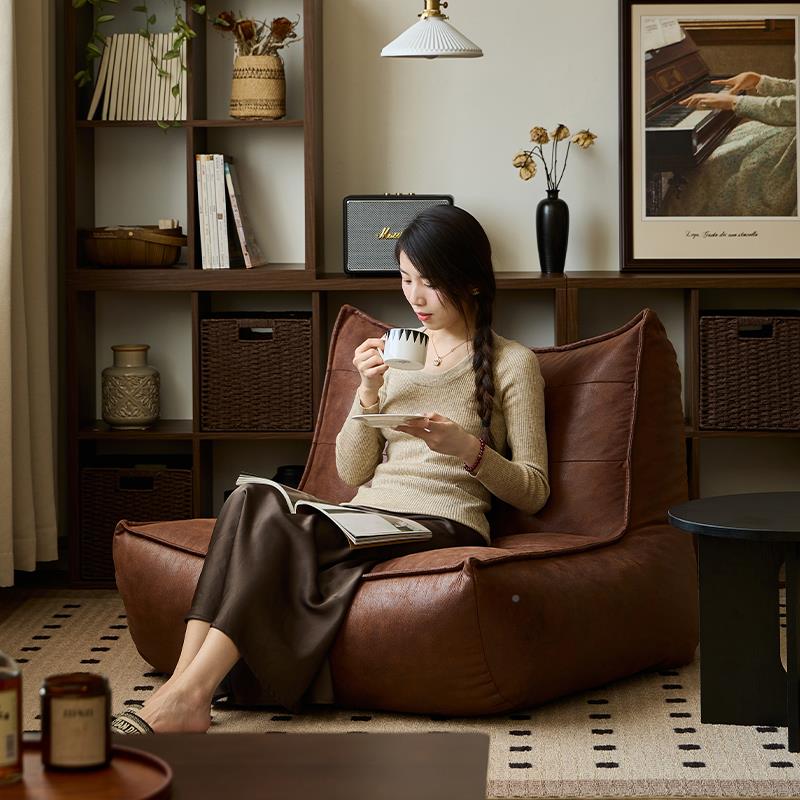 懒人沙发床小户单懒型毛毛F775M675虫沙阳台床榻榻米卧室人椅发人