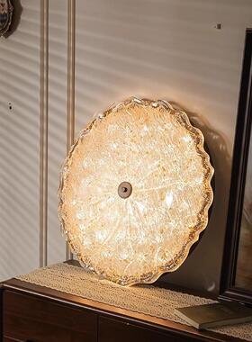 中古卧南室吸顶灯美式复师古客灯厅主灯金74688箔设计洋风主卧饰