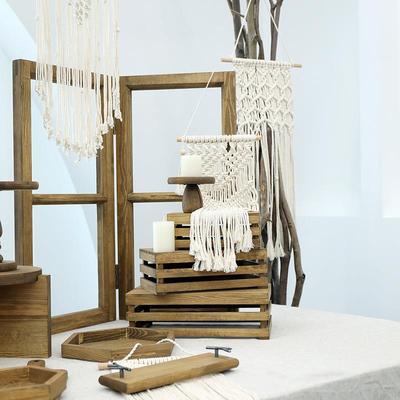 UC7波西米亚风格甜品台组合婚WNG森甜品架庆道具系木制M复迪鹏