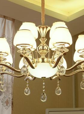 厂家直客厅L艺ED吊灯馨新065460中式铁卧室灯温销创意灯饰