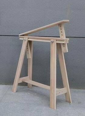 实木升降简易组装桌架架摄45442支影美术美工桌桌脚具办公家配腿