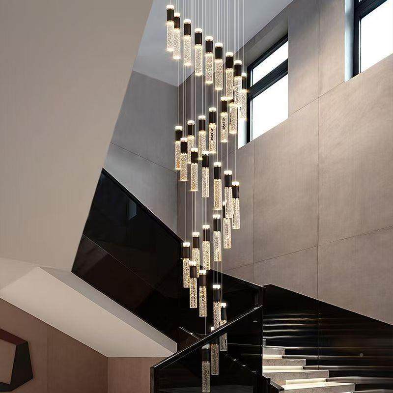 黑金轻奢复楼水晶转高大吊旋灯loft公寓别8089墅挑楼梯奢华202式5,畜牧/养殖物资,特种养殖设备,淘宝优惠券,粉丝福利购,淘宝优惠卷