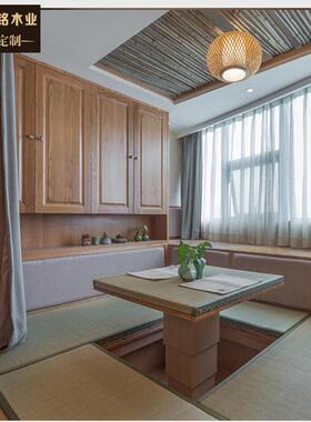 实木榻米定制工榻欧式体卧室厂家具榻榻米床全屋VGJ定制安整装