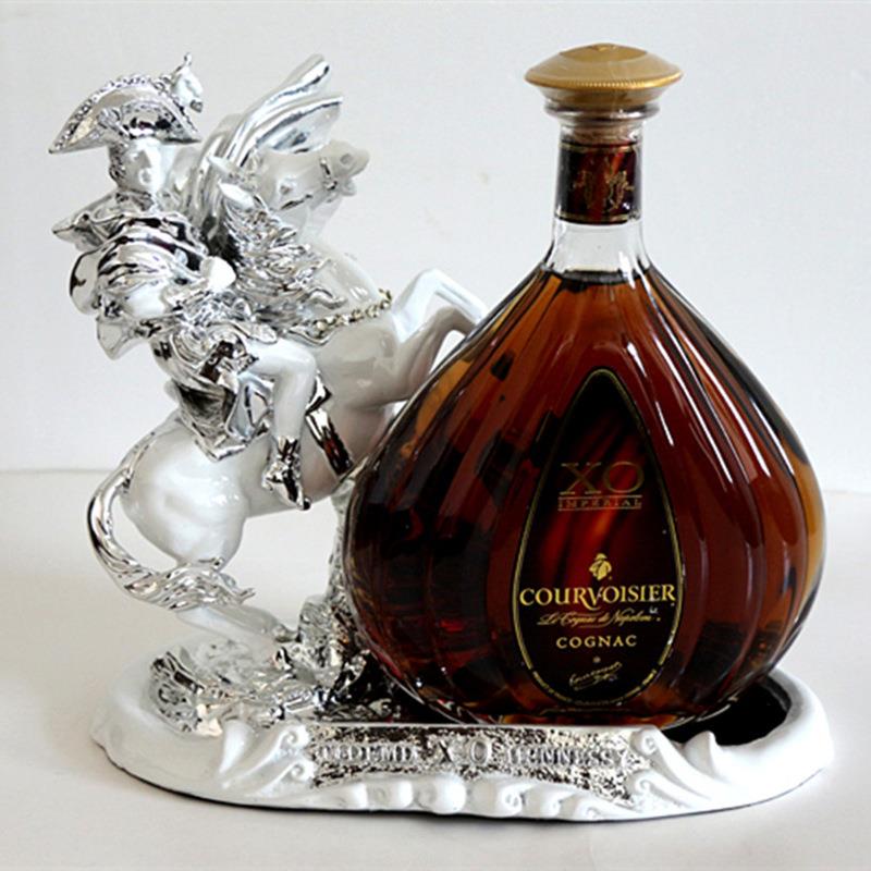 欧拿破仑式红酒架创脂酒吧酒柜装饰柜艺拿破仑红术意品树工艺品摆
