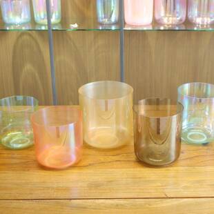 宫商角徵水晶音钵G大调五声音阶套透七彩颂73246钵炼钵金冥想打明