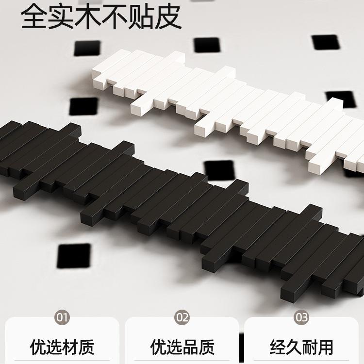 木挂衣架子入门钢键玄关挂户衣钩壁挂实装饰不占地免打孔F99MM6M6