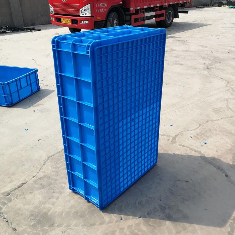 现货加厚塑料周转箱号水产养殖箱5117JNC0*70*350巨龙箱蓝色大塑