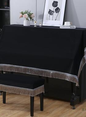 全钢琴盖现布代简用约风电钢琴防尘罩通半罩罩键盘遮91317盖布丝