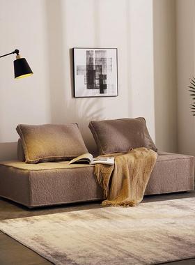 懒沙豆腐沙发方25608块组合人公小户型意式简约休闲单发寓人卧室