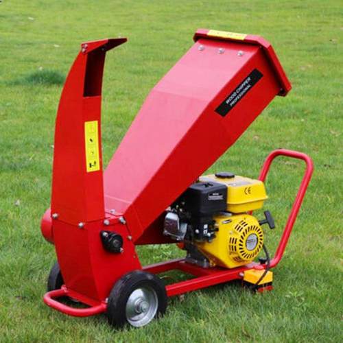 园林工碎木碎机果园柴油秸秆枝QEK机钥匙电启动树干树具枝粉碎机