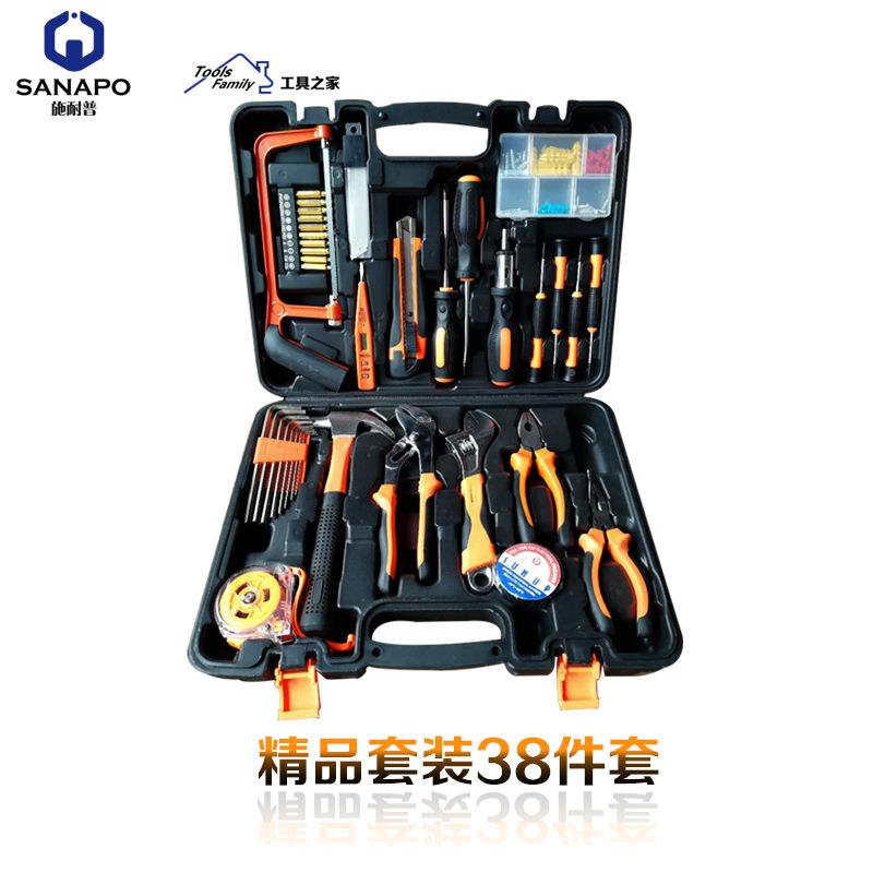 施耐普家电用动手工工具套02600009装多功能万用工具9/124/38/5件