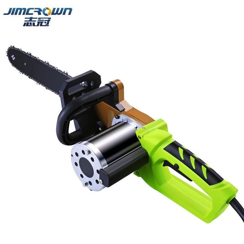 充电式电动电链锯功多家用链条锯大能功率工GYC手提木户外伐木锯