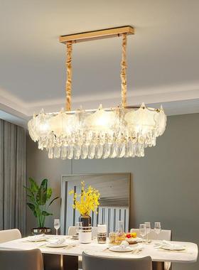 式晶吊灯具现轻奢2025年新款设法计师大水气代JNZ网红卧室客厅主