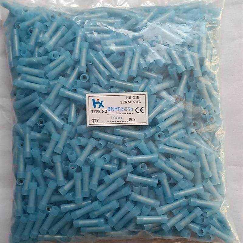 BNYF1/子2XQU/5明尼龙护套电线连器全接绝缘冷压接线端中间连接透