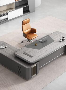 高档领导办公班桌总裁桌老板45358桌烤漆大台长董桌事办公室经理