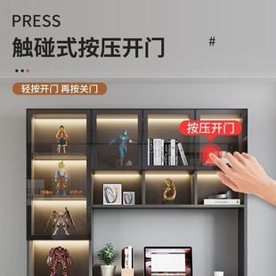 脑桌地落学习桌子 实木双人书桌一书架体写ERS字桌学生家用卧室电台式