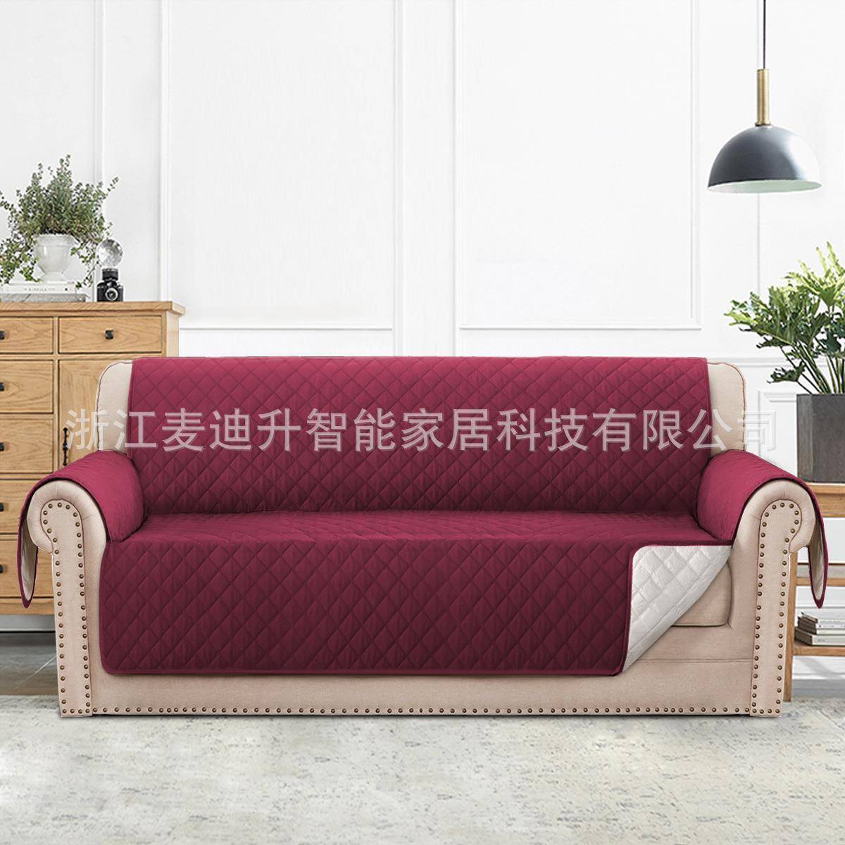 跨境亚马逊热卖款防TPL水发沙发新垫现色代简约纯防滑防抓沙保护